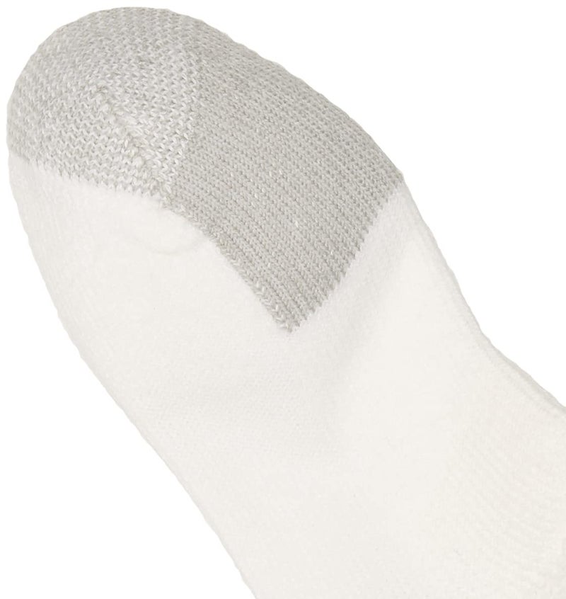 thorlos womens Tc Max Cushion Cuff tennis socks, White, Medium US - Image 3